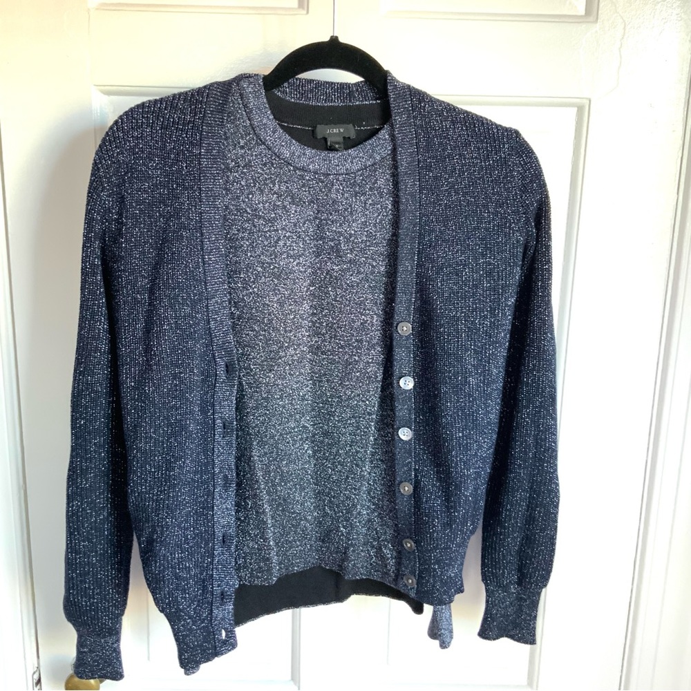 J.Crew 2PC Glitter Sweater Set
